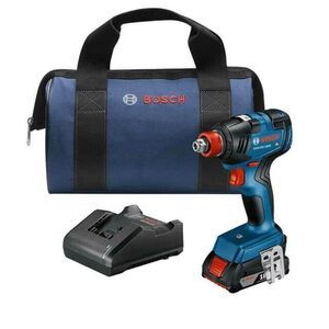 Bosch 2 in 1  18-volt 1/4-in 1/2-in Brushless Cordless Impact Driver w/batt 1102